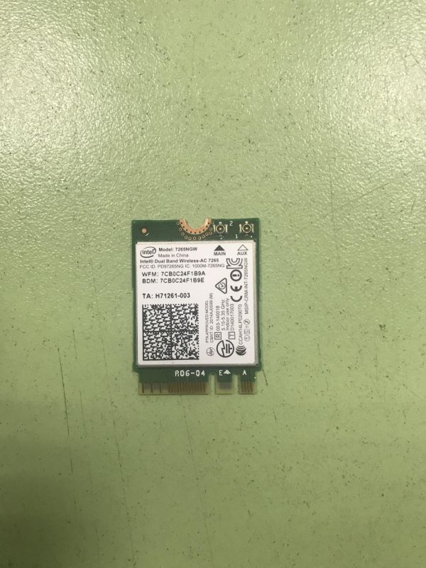 Wi-Fi адаптер Intel NGFF 7265NGW