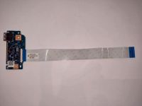 Плата USB картридер ноутбука HP 17-y 17-x серии p/n:45508G030001 со шлейфом p/n: 450.08C08c0021