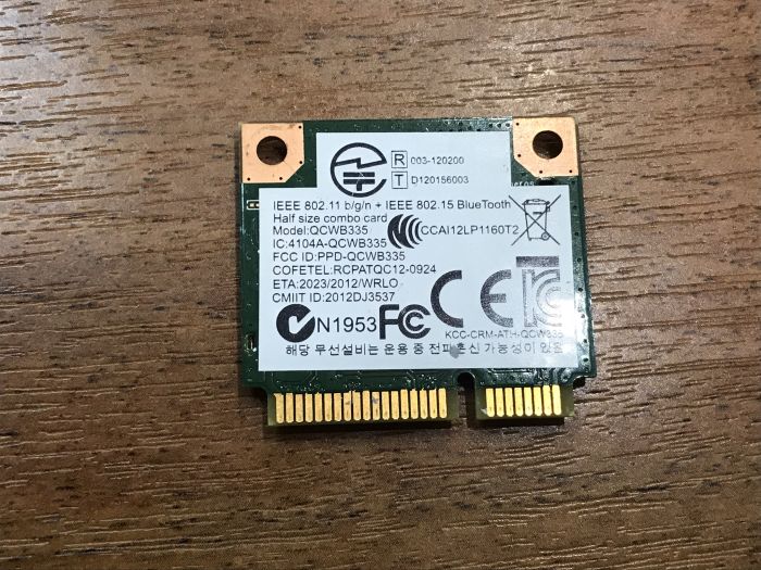 Wifi модуль Qalcomm Atheros QCWB335 из Asus X553M