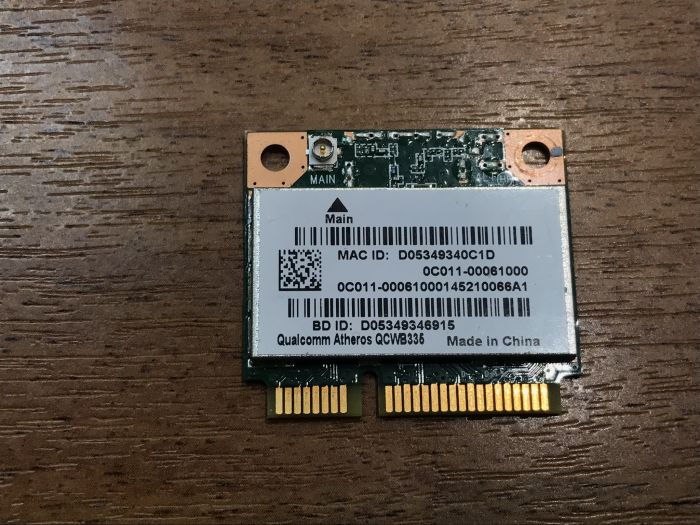 Wifi модуль Qalcomm Atheros QCWB335 из Asus X553M