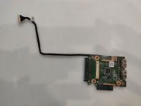 Дочерняя плата Packard Bell LL1 SJM52 Card Reader/B 6050A2294201 Кард ридер и разъем подключения жесткого диска с проводом подключения к плате