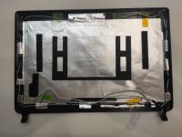 Крышка матрицы Samsung N145 plus BA75-02708A крепления в порядке, с антеннами wi-fi, черная