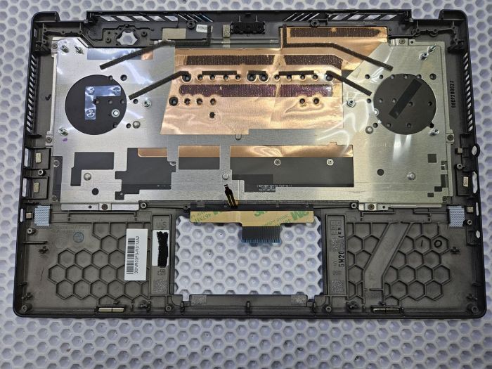 Верхняя часть корпуса (топкейс) с клавиатурой для ноутбука Asus ROG Zephyrus G14 GA401 черный