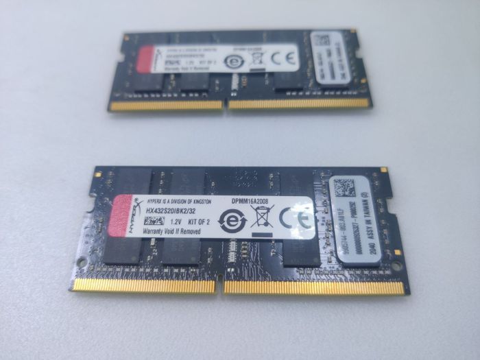 Оперативная память Kingston Fury HyperX Impact 32 ГБ 3200 МГц DDR4 CL20 SODIMM HX432S20IBK2/32