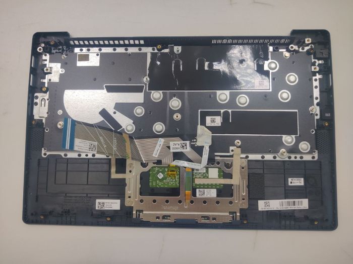 Верхняя часть корпуса (топкейс) с клавиатурой для Lenovo IdeaPad 5 14 14IIL05 синий