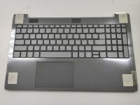 Верхняя часть корпуса (топкейс) для ноутбука Lenovo IdeaPad 5 15IIL05 серый с клавиатурой