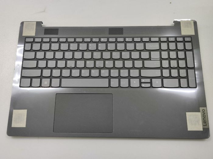 Верхняя часть корпуса (топкейс) для ноутбука Lenovo IdeaPad 5 15IIL05 серый с клавиатурой