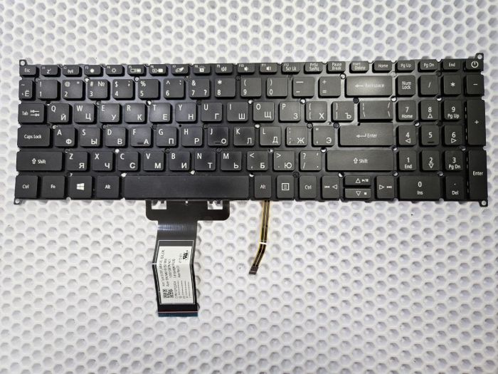 Клавиатура для Acer Aspire A715-42G с подсветкой оригинал, бу