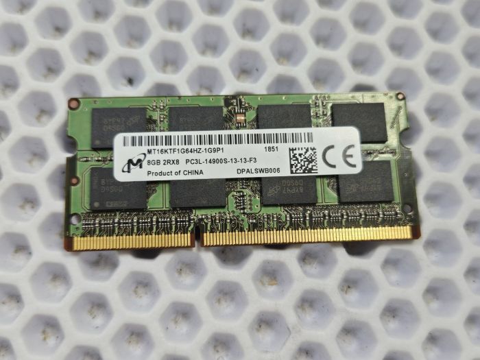 Оперативная память Micron MT16KTF1G64HZ-1G9P1 DDR3L 8GB SODIMM