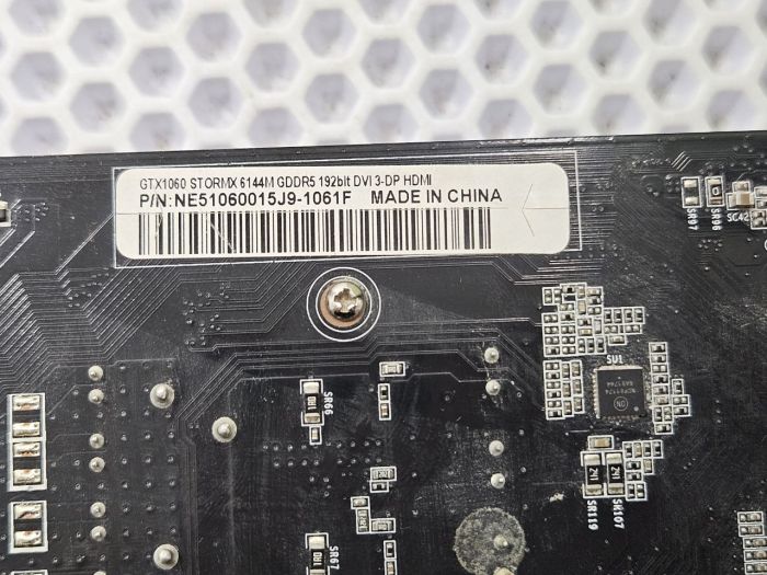 Видеокарта Palit NVIDIA GeForce GTX 1060 PA-GTX1060 STORMX 6G 6ГБ GDDR5