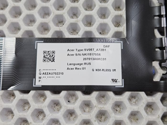 Клавиатура Acer  A315-54 A315-54K A315-55 ориг