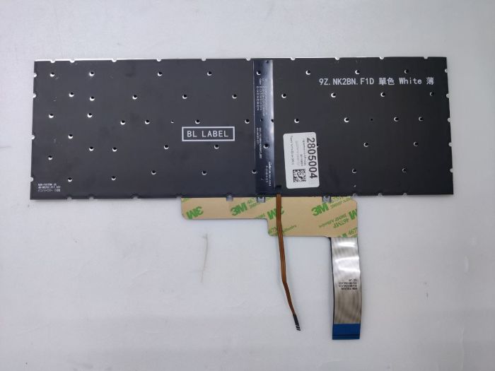Клавиатура для MSI Modern 15 B5M черная с подсветкой