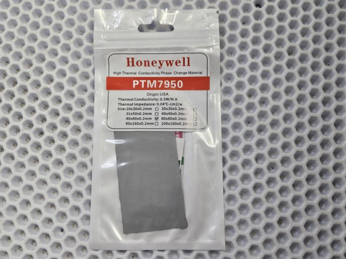 Термопрокладка с фазовым переходом Honeywell PTM 7950 40х80