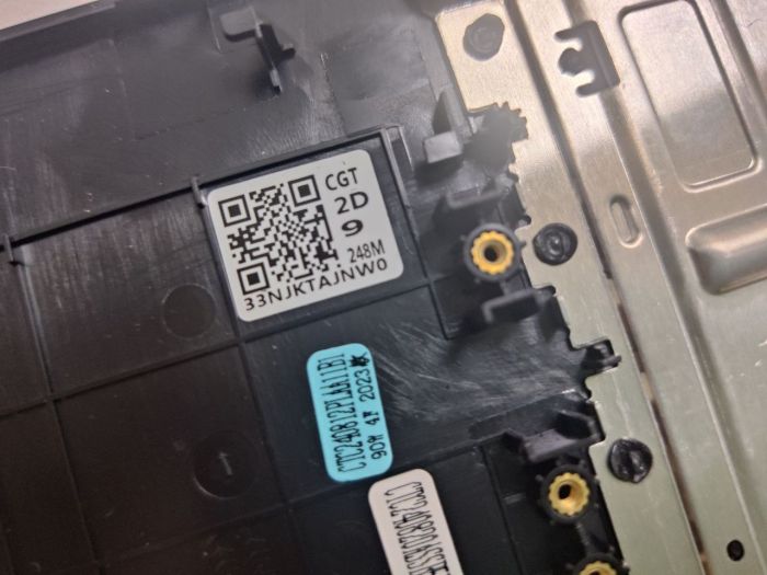 Топкейс с клавиатурой для Asus TUF Dash F15 FX517 с белой подсветкой