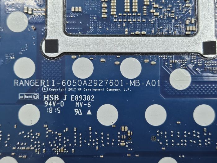 Материнская плата HP RANGER11-6050A2927601-MB-A01 (Intel Core i7-8550U, NVIDIA GeForce MX150 2GB, 2 слота DDR4)