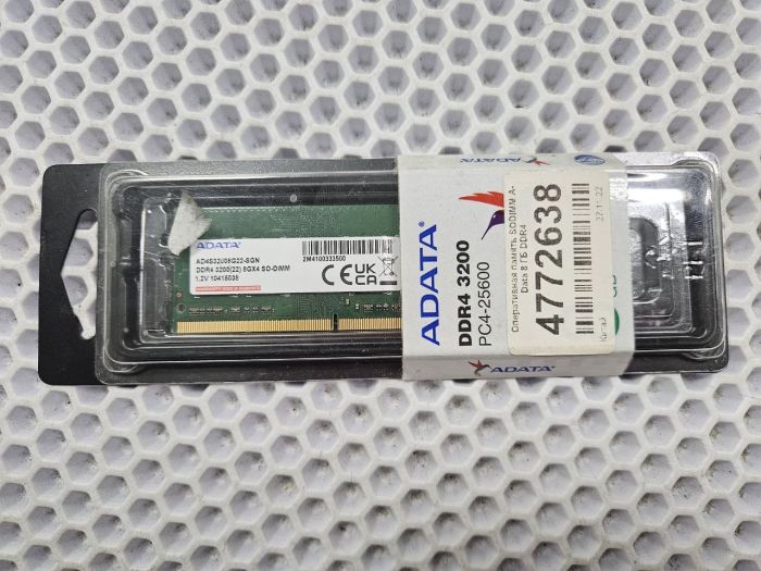 Оперативная память ADATA PC4-25600 SODIMM DDR4 8ГБ