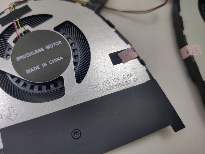 Комплект вентиляторов для Asus FX517 12v CPU+GPU