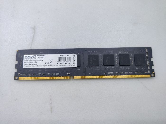Оперативная память DIMM AMD Radeon DDR3 8ГБ 1333Mhz (9-9-9-24) 1.5v бу, проверена