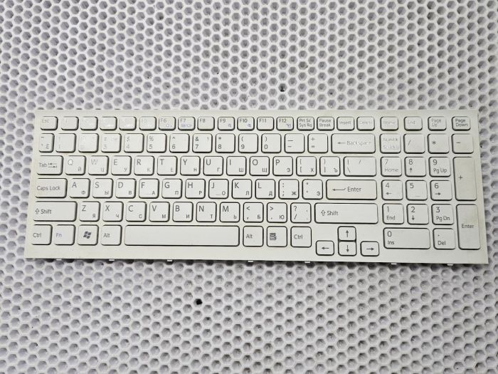 Клавиатура для Sony Vaio VPC-EB белая ориг, бу