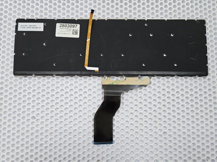 Клавиатура для HP 15s-fq, 15s-eq, 15-dy, 15-bs серебристая, с подсветкой