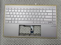 Верхняя часть корпуса (топкейс) для Asus ZenBook 14 UX425 с клавиатурой, серебристый