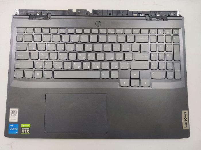 Верхняя часть корпуса (Топкейс) с клавиатурой и тачпадом для ноутбука Lenovo IdeaPad Gaming 3 16IAH7