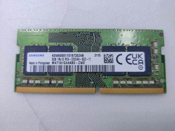 Оперативная память SODIMM Samsung DDR4 8 gb 3200мгц M471A1G44AB0-CWE