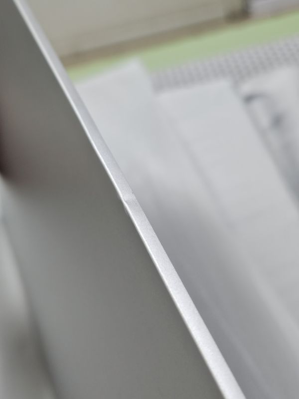 Крышка матрицы для ASUS Vivobook 16X K3605Z серебро с вмятиной