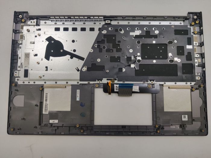 Верхняя часть корпуса (топкейс) 13N1-BUA0201 для ноутбука  Asus Vivobook S15 S533E с клавиатурой, металлический, потертости