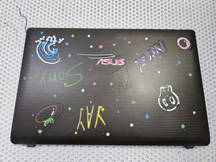 Крышка матрицы Asus K53S, X53S, K53E, X53E 13N0-KAA0F01 разрисована