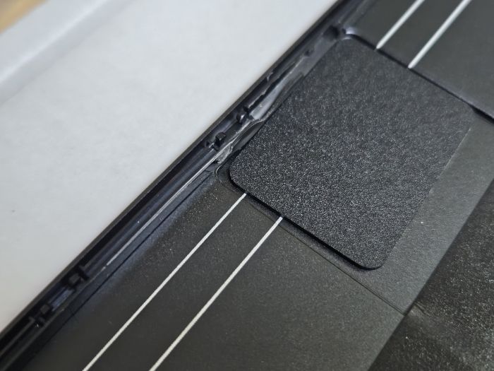 Крышка матрицы для asus Vivobook 16X K3605Z серая, мелкие царапины, слева погнуто крепление