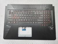Верхняя часть корпуса (топкейс) с клавиатурой для ASUS TUF Gaming FX705 с красной подсветкой