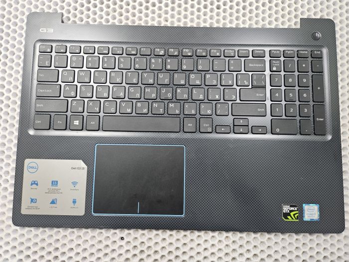 Верхняя часть корпуса (топкейс) для ноутбука Dell G3 15 3579 P75F с клавиатурой