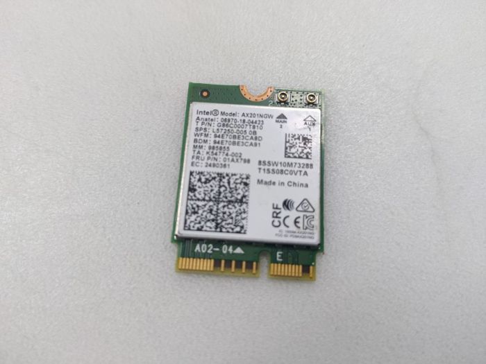 Модуль Wi-Fi Intel AX201NGW для ноутбука Acer AN517-52