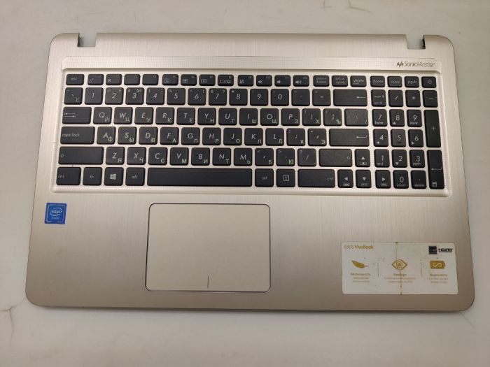 Верхняя часть корпуса, Топкейс с клавиатурой для ноутбука Asus X540