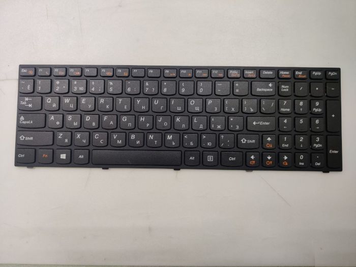 Клавиатура для ноутбука Lenovo B5400, M5400 черная с черной рамкой