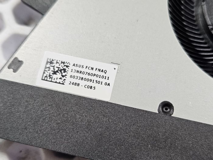 Вентилятор для ноутбука Asus TUF Dash F15 FX516 12V CPU