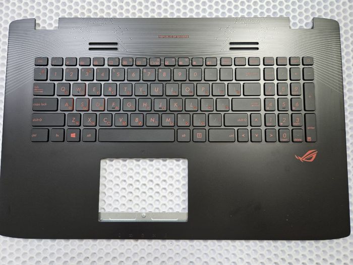 Верхняя часть корпуса (топкейс) ASUS ROG GL752 с клавиатурой