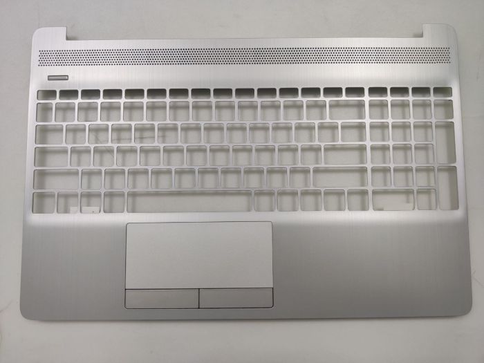 Верхняя часть корпуса (топкейс) для HP 15-DW серебро без клавиатуры