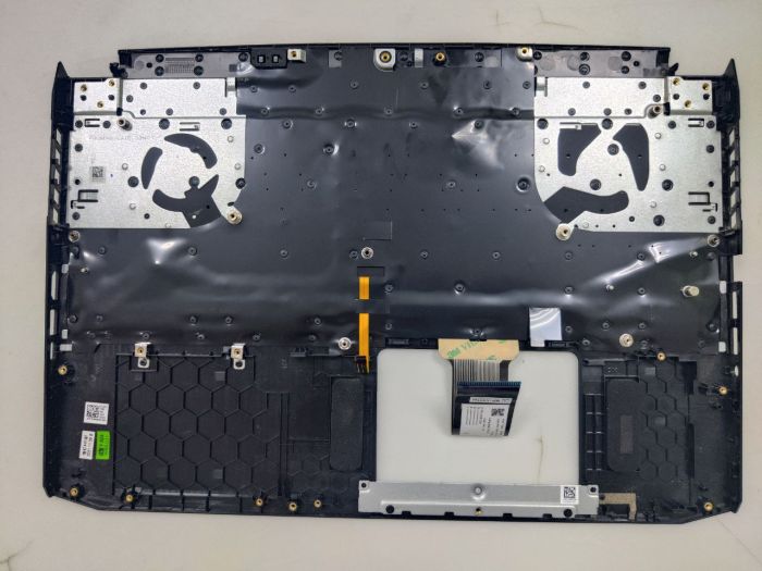 Верхняя часть корпуса (топкейс) AP336000C00 с клавиатурой для ноутбука Acer Nitro 5 AN515-55 с красной подсветкой