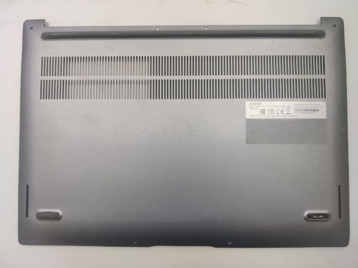 Нижняя часть корпуса (поддон) HQ20731326000 для Honor MagicBook X16 2024 BRN-F56 (царапины, нет одной резиновой ножки)