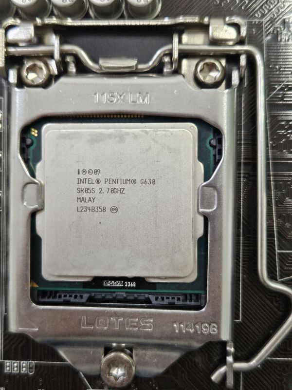Материнская плата Socket LGA1155 ASUS P8H61-MX 2LV DDR3/DDR3 MicroATX с процессором Pentium G630