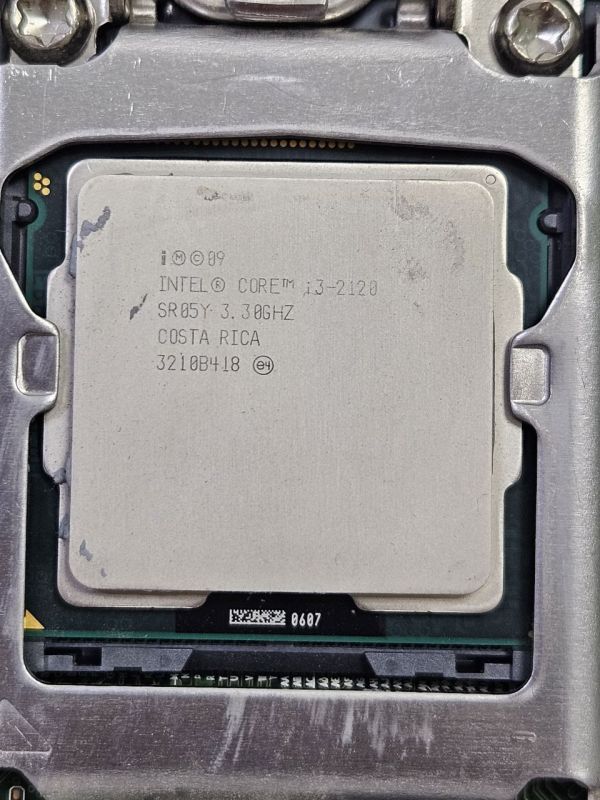 Материнская плата HP H-JOSHUA-H6 H61-Cupertino 696234-001 LGA1155 с процессором Inter Core i3-2120