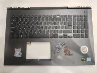 Верхняя часть корпуса (топкейс) Dell G5 5587 7577 7587 DP/N 0T7V30 нет 1 кнопки, без тачпада, крепления целы