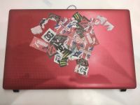 Крышка матрицы Acer 5253 возможна совместимость с 5250 , цвет красный, наклейки AP0FO000130