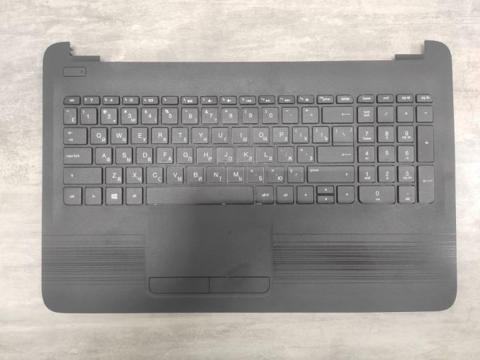 Топкейс для ноутбука с клавиатурой HP 15-AC AF черный новый p/n AP1O2000320  Пластик, цвет чёрный  HP 15-AC, 15-AF, 15-AY, 15-BA, 15-AS, 15-Q, 15Q-AJ, 250 G5 250 G4, 255-G4, 255-G5