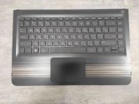 Верхняя часть корпуса (топкейс) HP x360 13-u111ur 856038-251 465.07M0E.0001 с клавиатурой и тачпадом