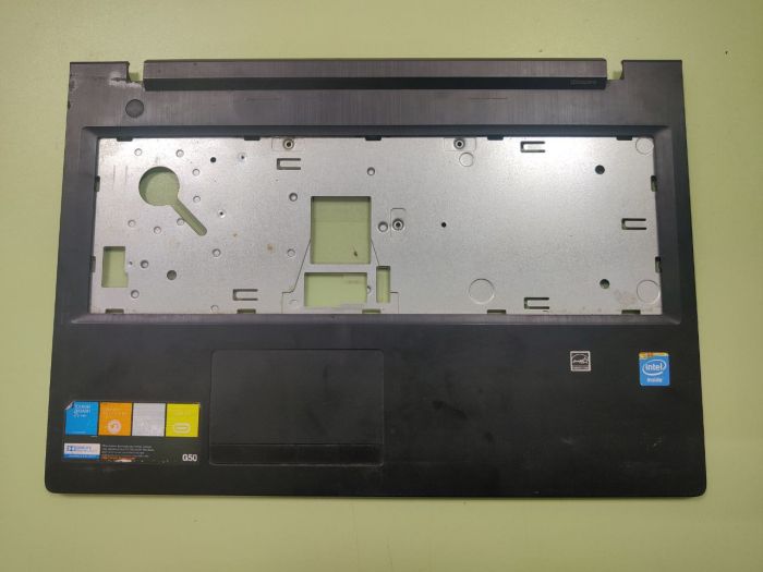 Верхняя часть ноутбука, палмрест с тачпадом Lenovo G50-30, G50-45 AP0TH000400  трещина на креплении вверху справа