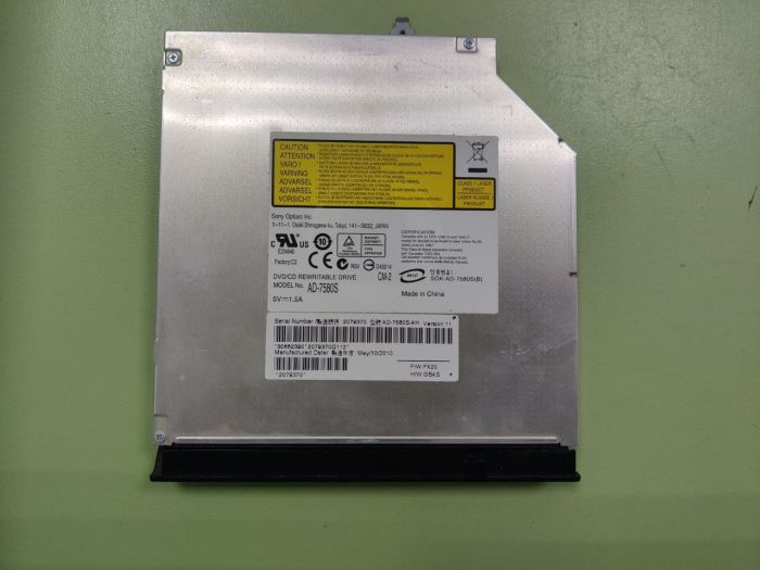 Оптический привод Asus K52, K52D AD-7580S