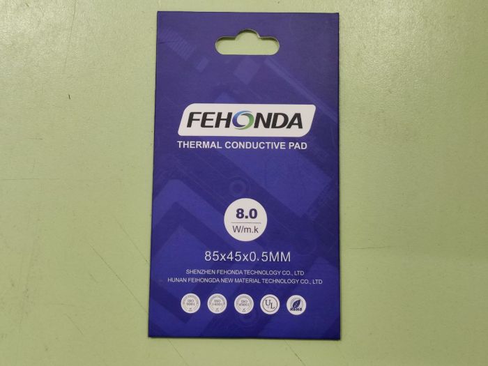 Термопрокладка FEHONDA 8Вт/мК 0.5мм 85х45мм